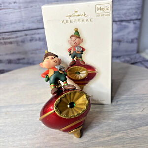 Hallmark Keepsake Magic Ornament Peek~Buster Elf